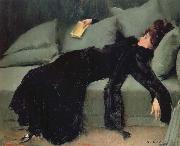 Ramon Casas i Carbo After the Ball oil